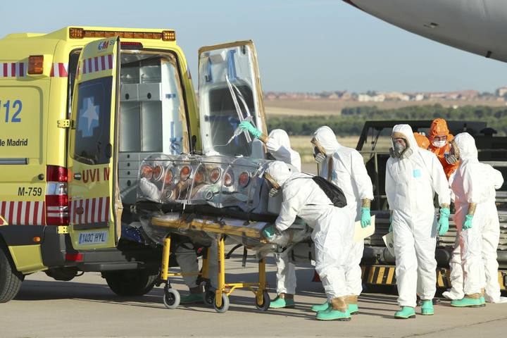 PC-650 Stretcher used in the transfer of the patient infected with Ebola