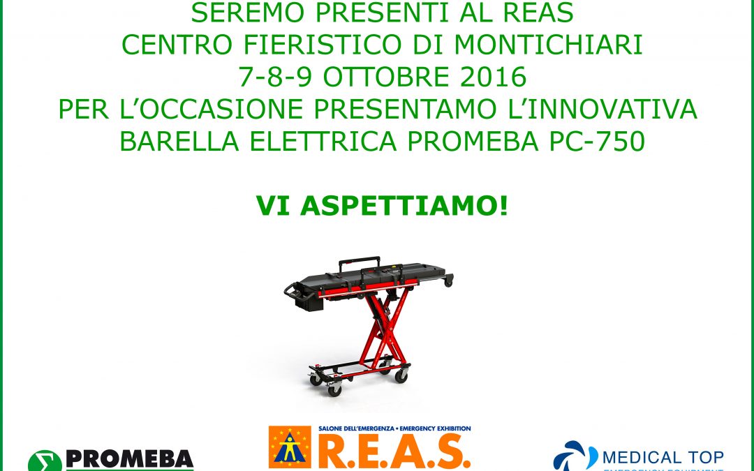 PROMEBA presents the revolutionary electric stretcher PC-750 in the R.E.A.S