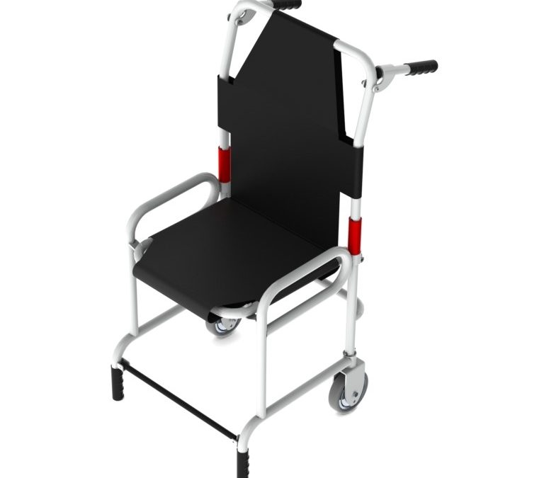 PS-125 | Silla de evacuación plegado francés en aluminio
