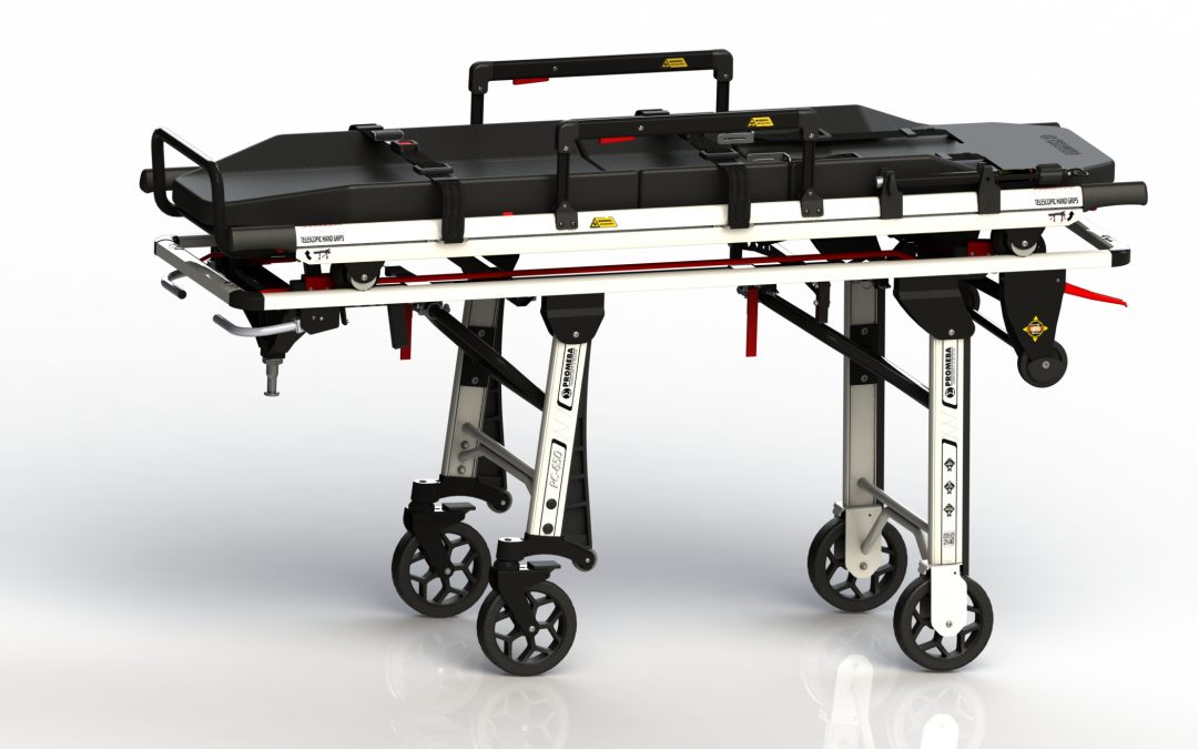 PC-675/W | Conjunto carro-camilla  PC-675 estàndard blanco