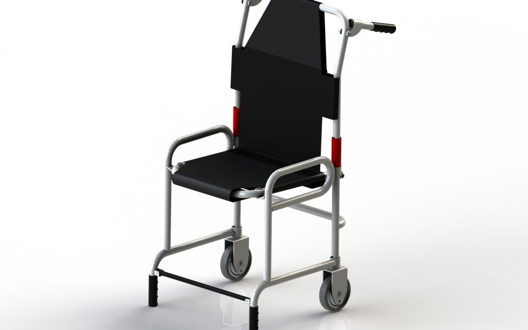 PS-125 | Evacuation chair french folding in aluminium