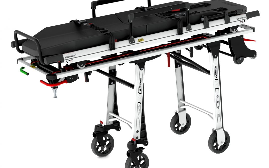 PC-675/XH | Trolley stretcher PC-675 extra high (white)